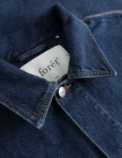 Men Forét Jackets-Cluster Jacket-Indigo