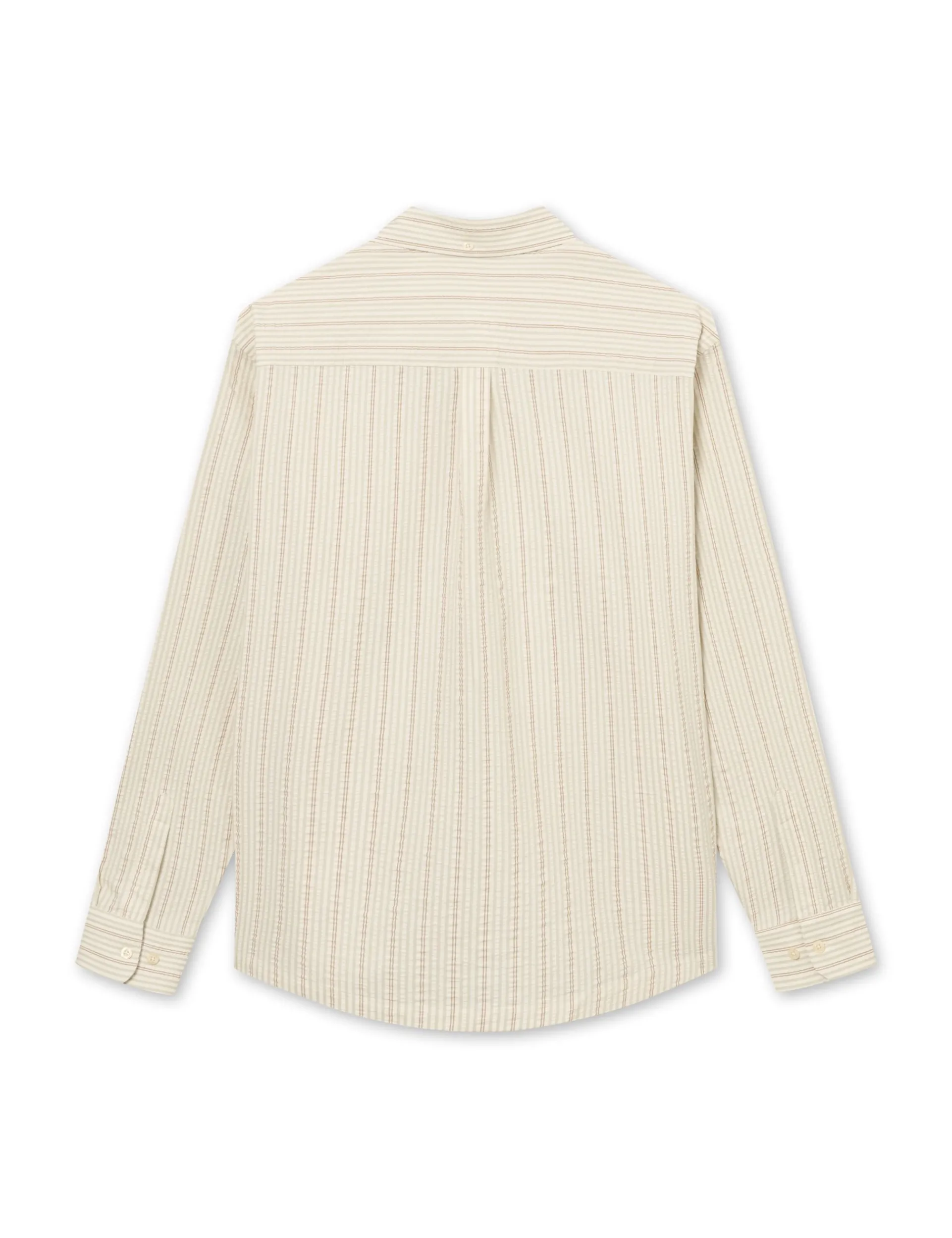 Men Forét Shirts-Crest Dove Shirt-Rubber Stripe