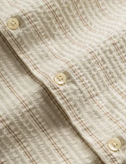 Men Forét Shirts-Crest Dove Shirt-Rubber Stripe