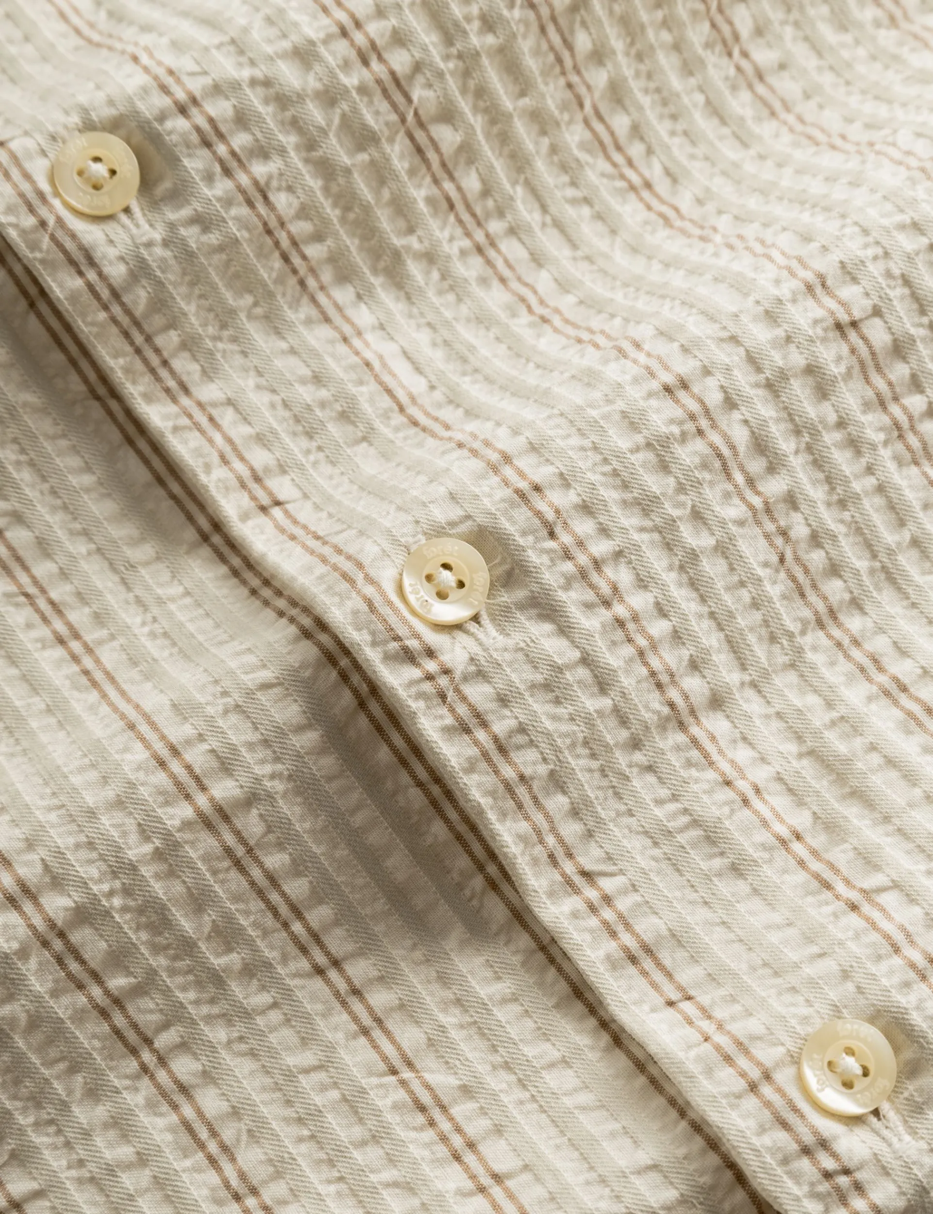 Men Forét Shirts-Crest Dove Shirt-Rubber Stripe