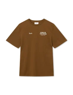 Men Forét T-Shirts-Culture T-Shirt-Brown