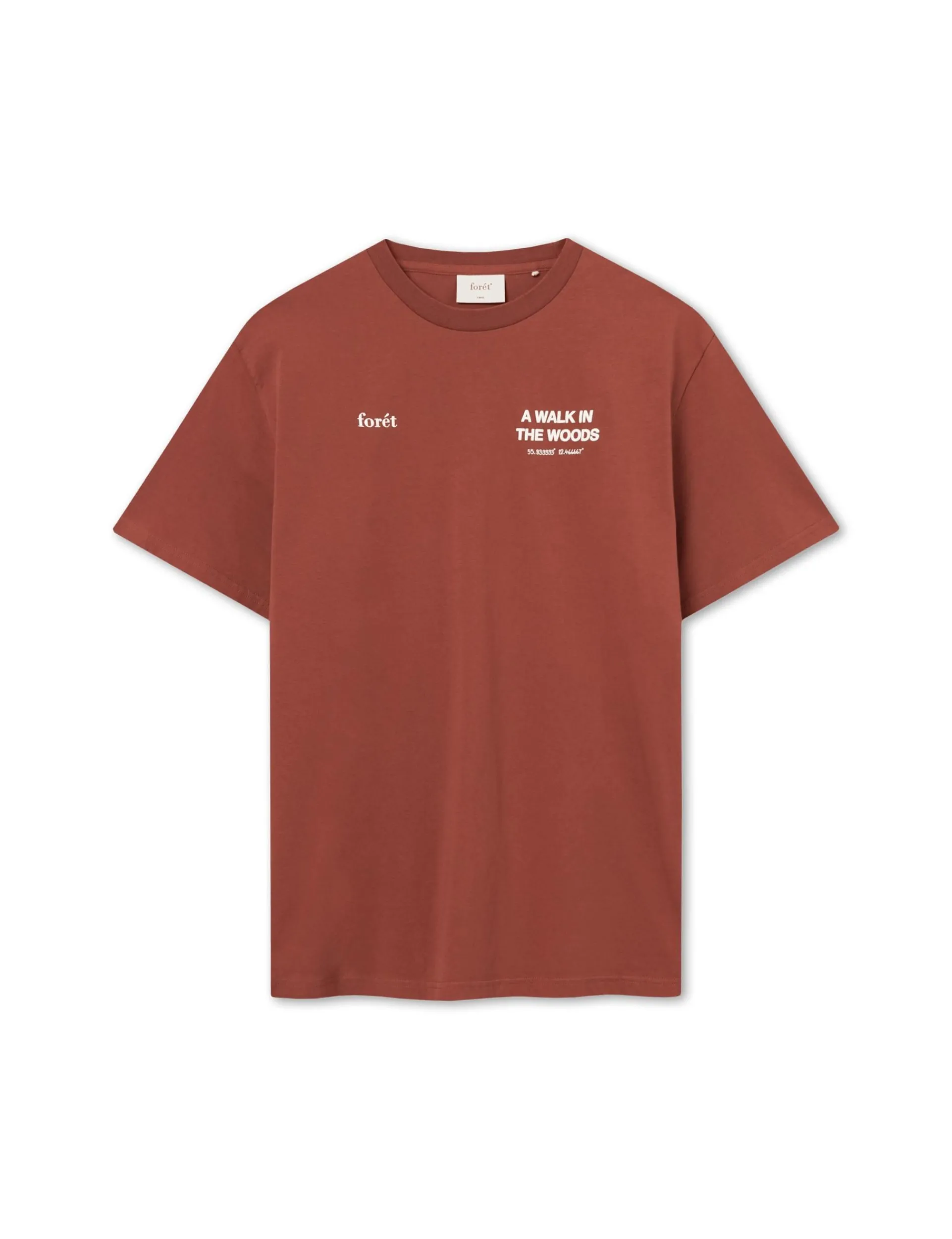 Men Forét T-Shirts-Culture T-Shirt-Red Ochre