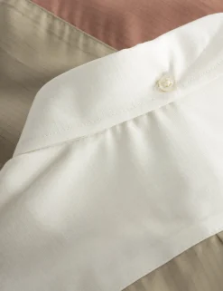 Men Forét Shirts-Dart Ripstop Shirt-Brick/Khaki/Cloud