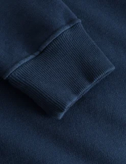 Men Forét Hoodies-Deer Hoodie-Navy