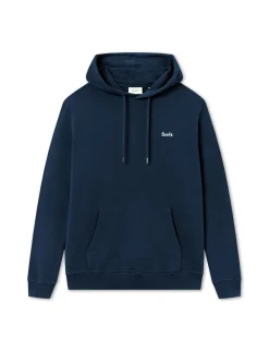 Men Forét Sweatshirts-Deer Hoodie-Navy