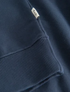Men Forét Sweatshirts-Deer Hoodie-Navy