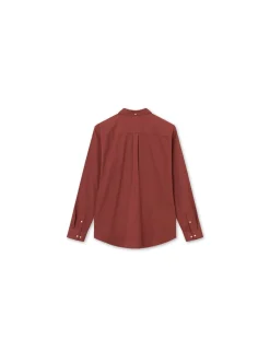Men Forét Shirts-Drift Shirt-Red Ochre