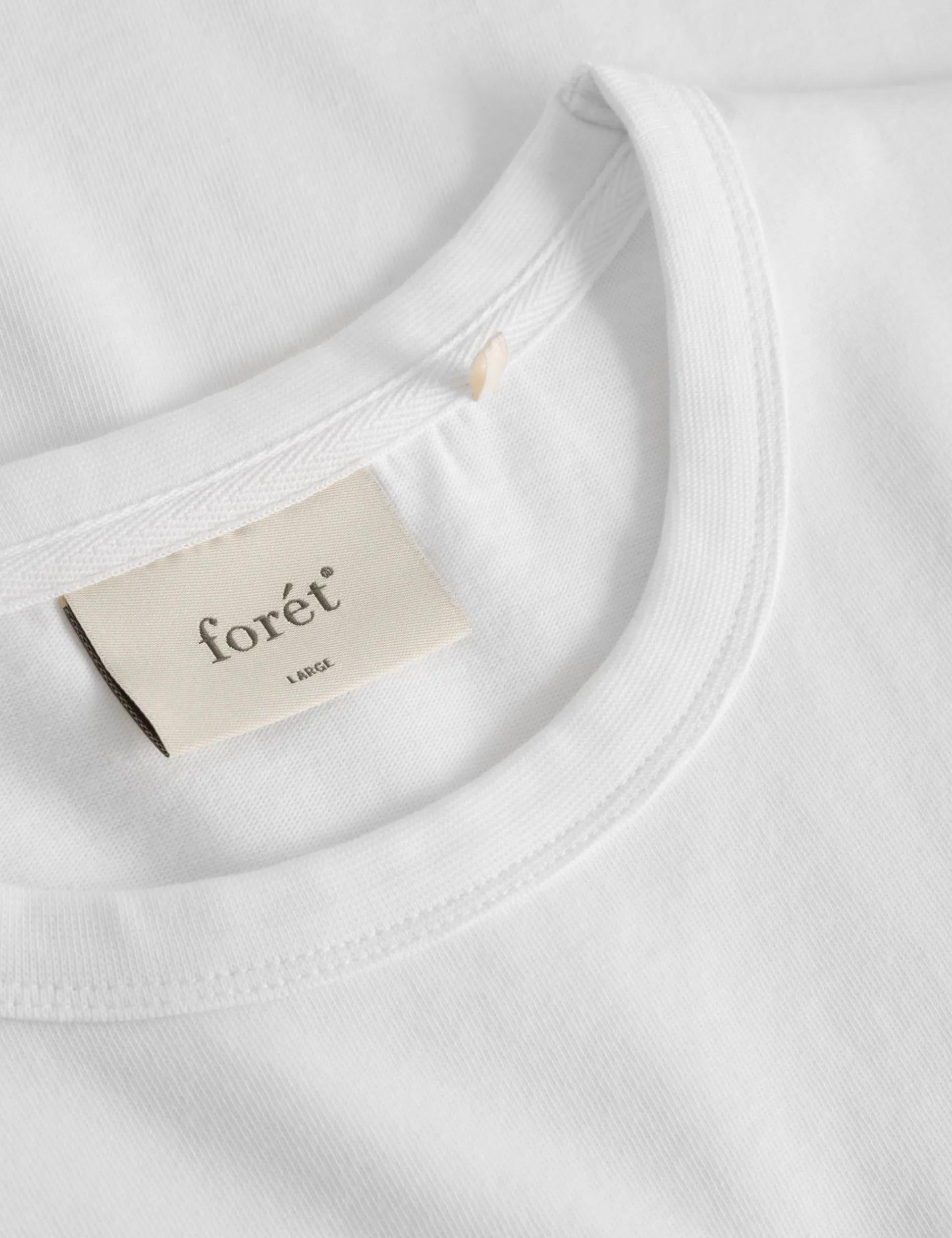 Men Forét T-Shirts-East T-Shirt-White