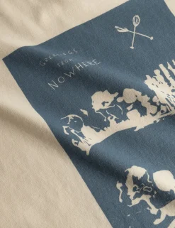 Men Forét T-Shirts-Falls T-Shirt-Oat