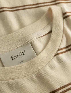 Men Forét T-Shirts-Ferry Longsleeve-Rubber/Cloud