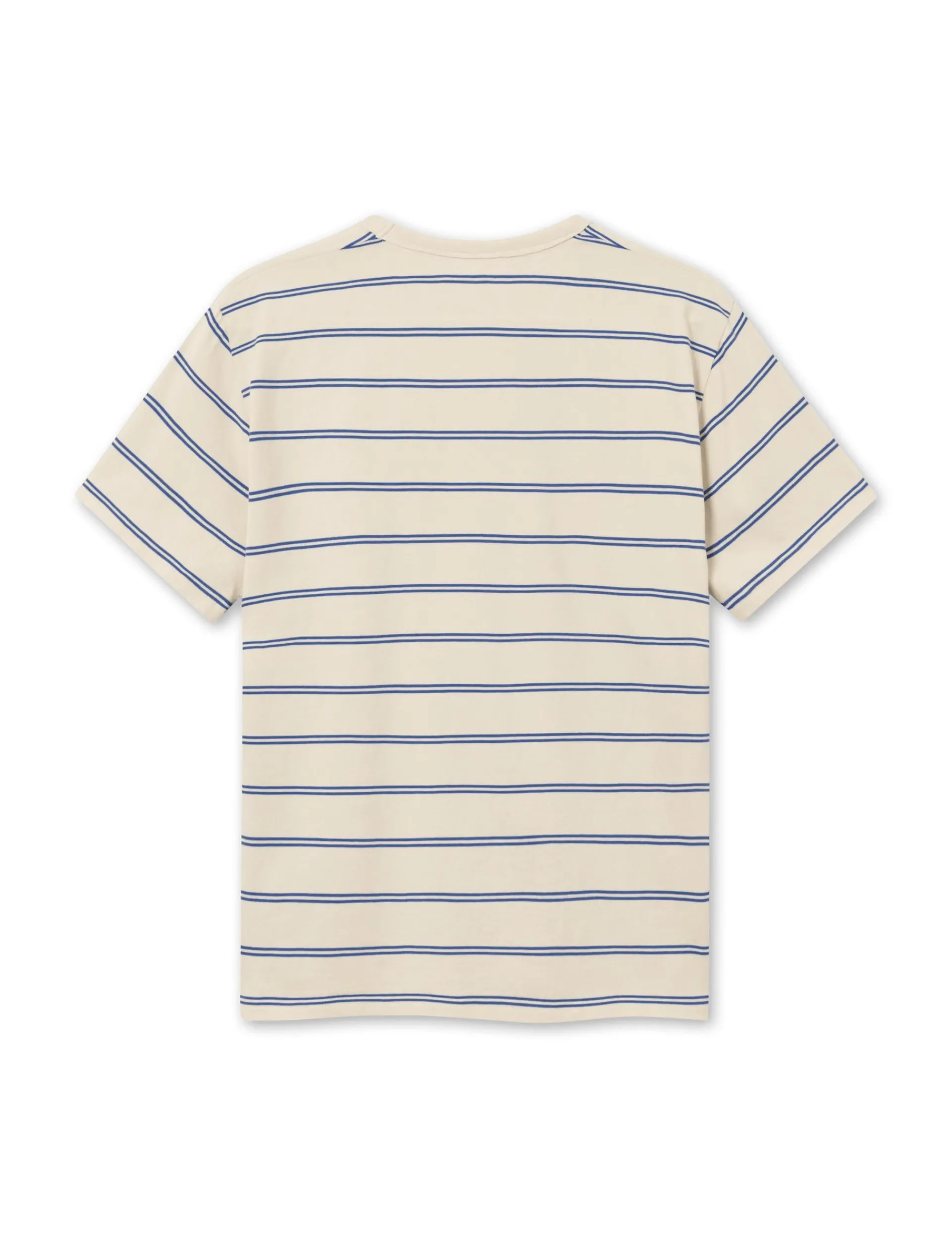 Men Forét T-Shirts-Ferry T-Shirt-Oat/Blue