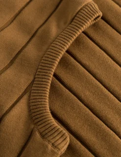Men Forét Vests-Flume Knit Vest-Rubber
