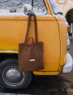 Men Forét Accessories-Foret Tote Bag-Brown