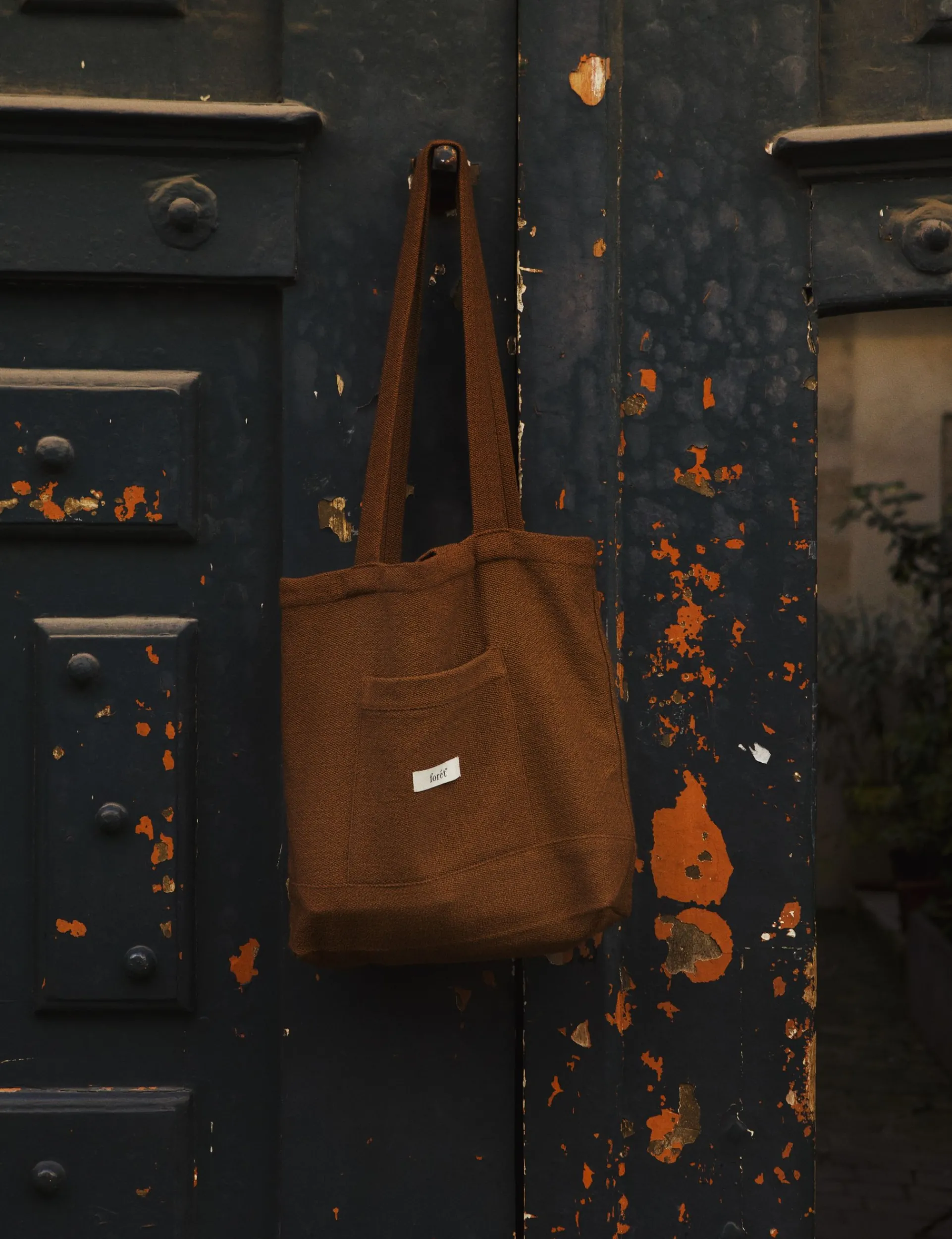 Men Forét Accessories-Foret Tote Bag-Brown