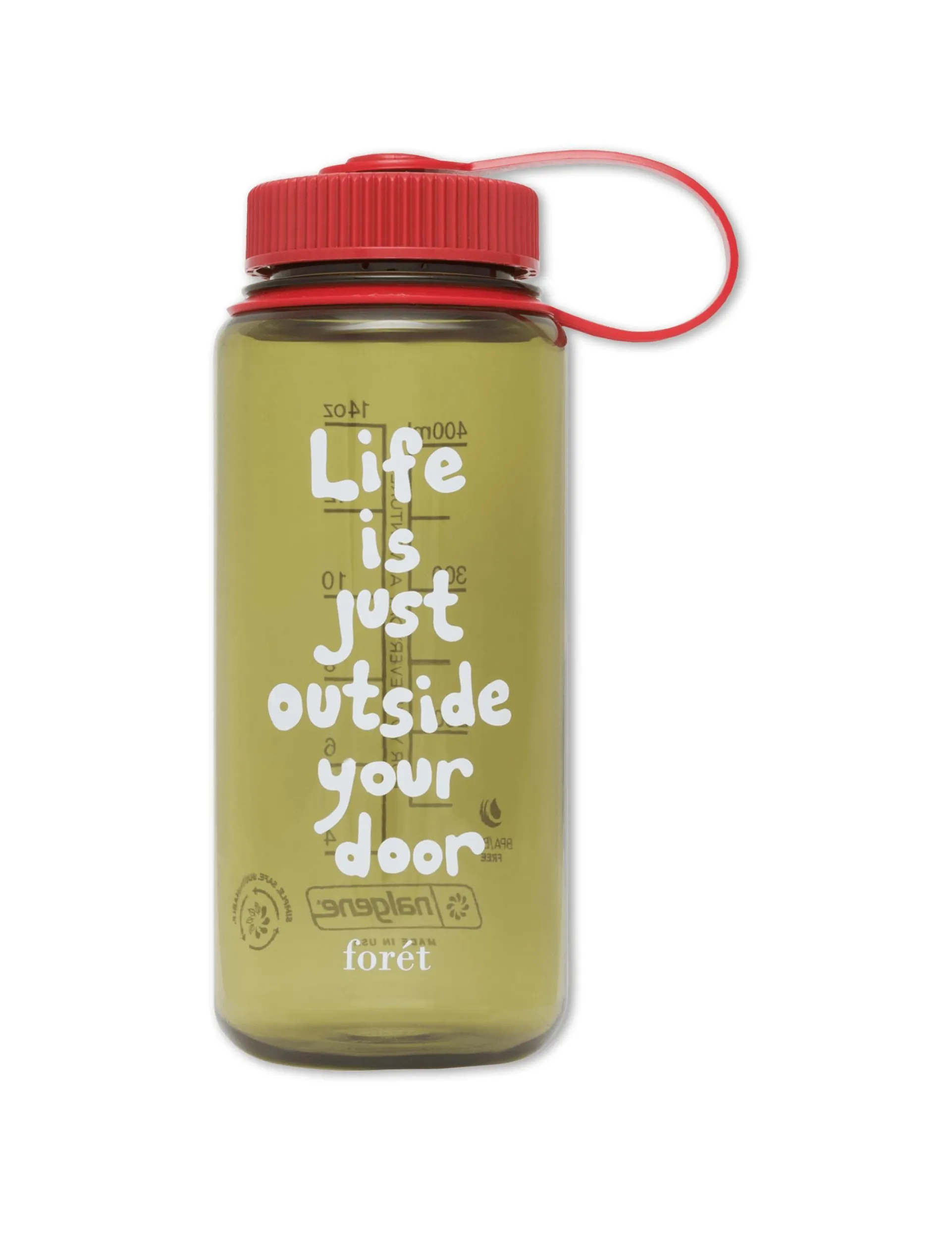 Men Forét Accessories-Foret X Nalgene Bottle 16Oz-Olive