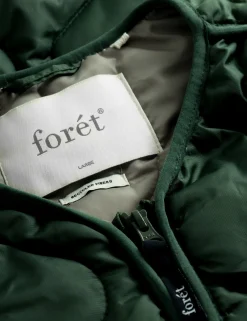 Men Forét Jackets-Fresh Reversible Liner Vest-Dark Green