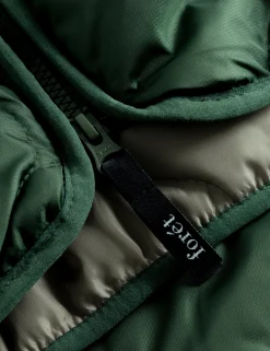 Men Forét Jackets-Fresh Reversible Liner Vest-Dark Green