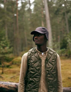 Men Forét Jackets-Fresh Reversible Liner Vest-Army