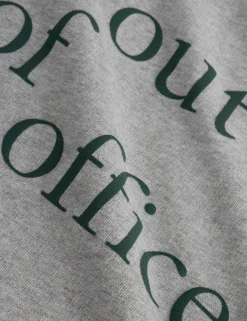 Men Forét Sweatshirts-Gaia Sweatshirt-Lt Grey Mel
