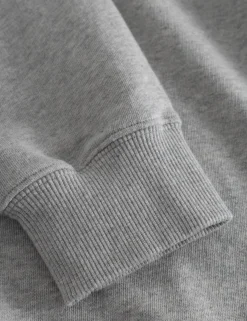 Men Forét Sweatshirts-Gaia Sweatshirt-Lt Grey Mel