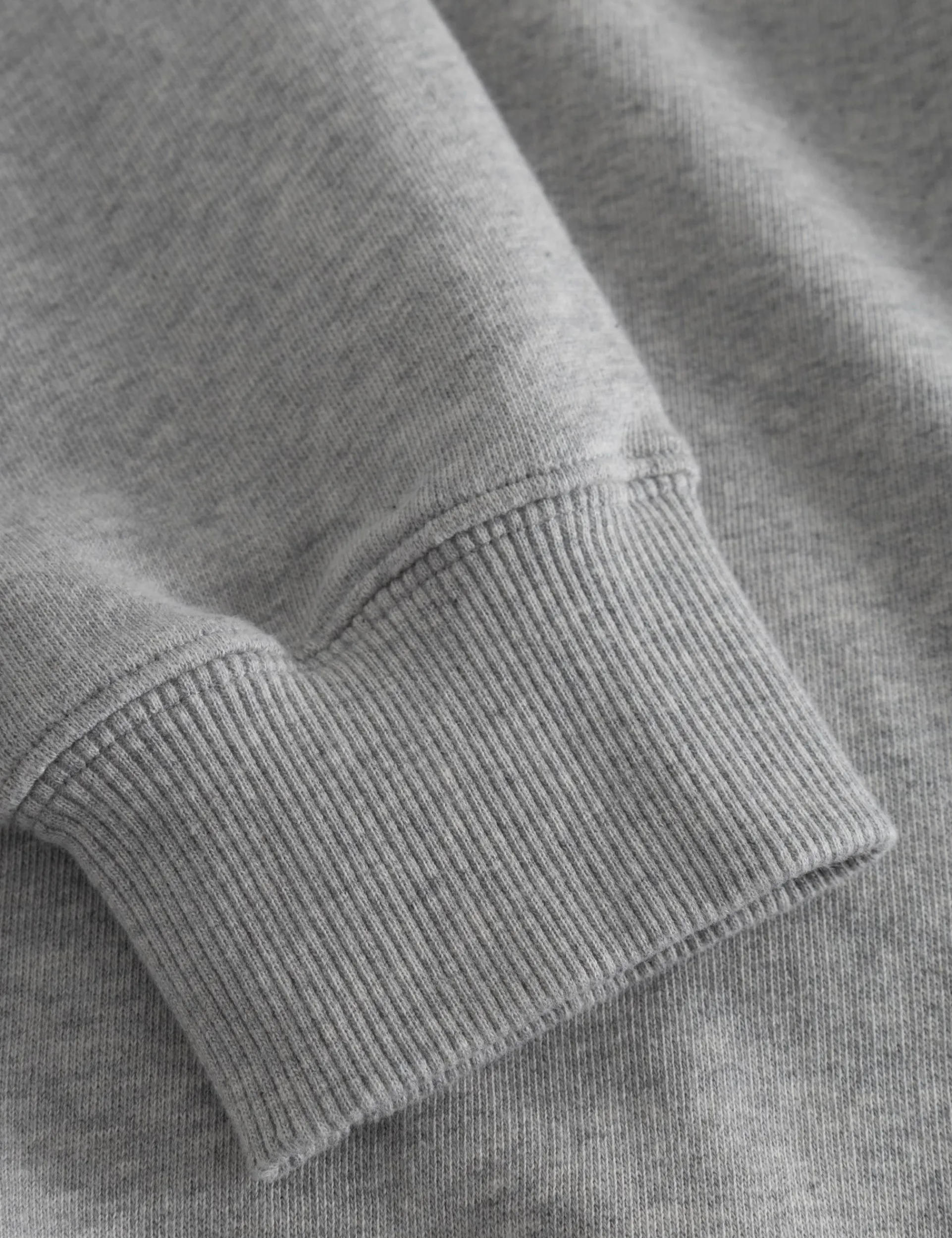 Men Forét Sweatshirts-Gaia Sweatshirt-Lt Grey Mel