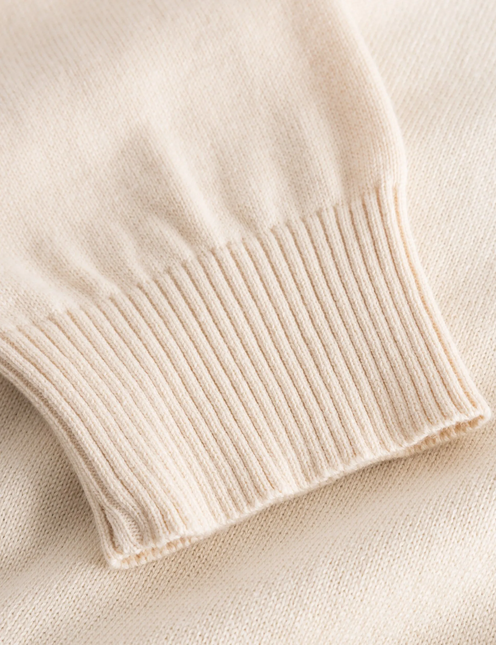 Men Forét Knitwear-Golf Polo Knit-Cloud/Brick