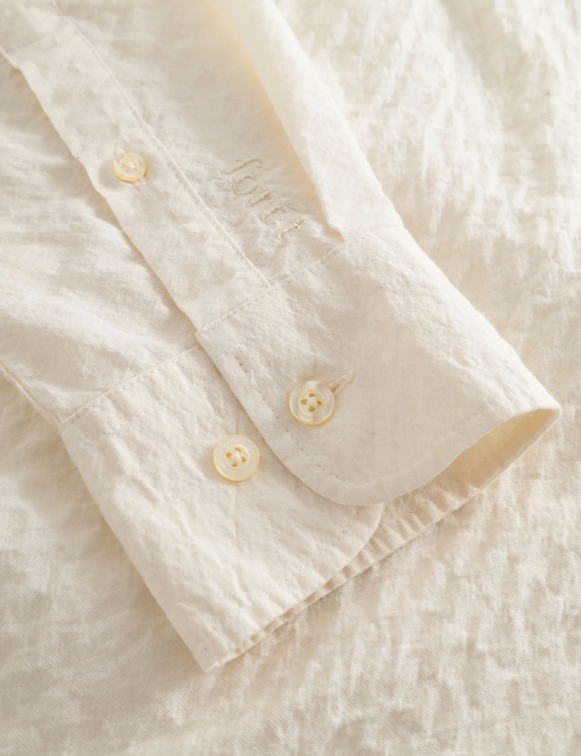 Men Forét Shirts-Hatch Shirt-Cloud