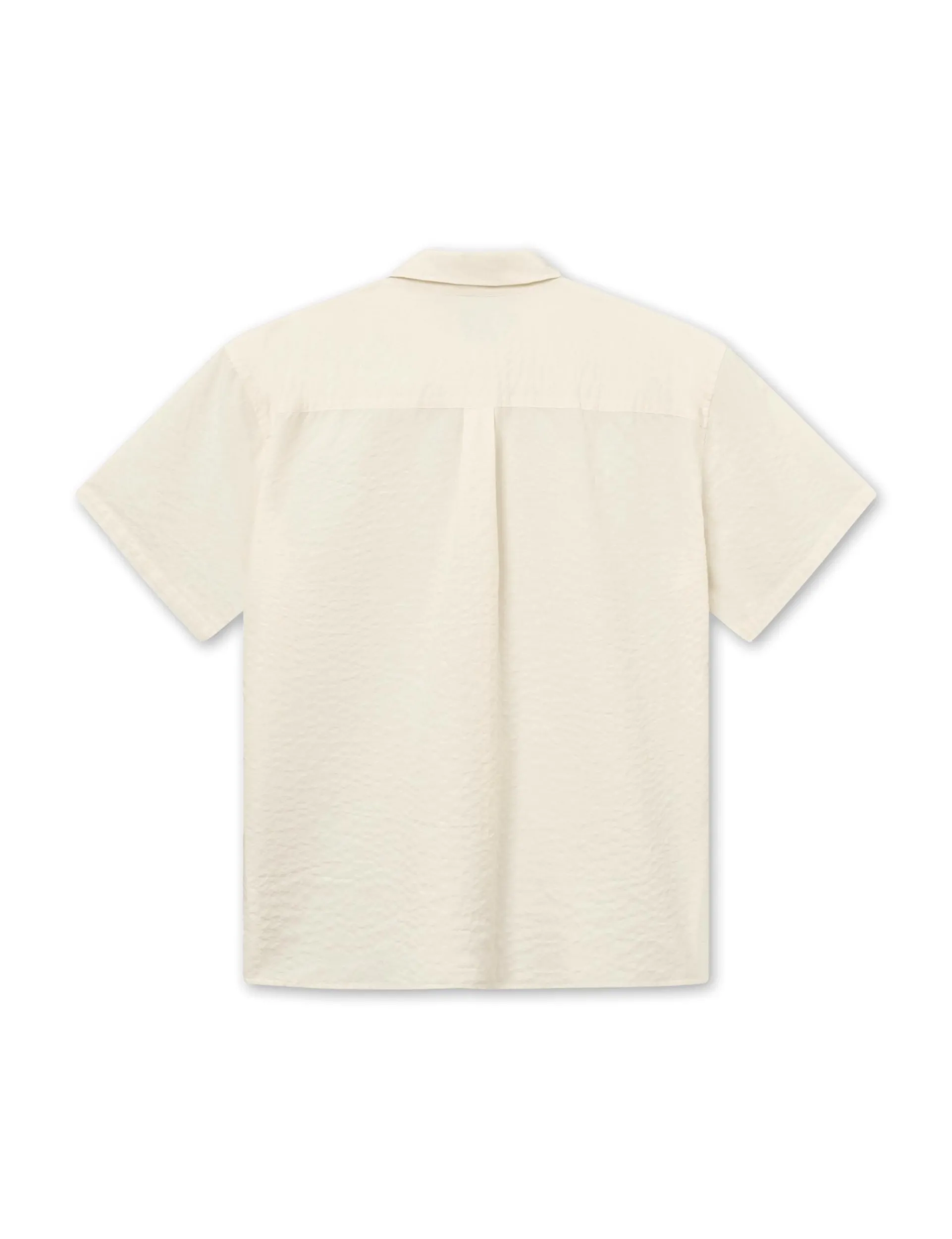 Men Forét Shirts-Hatch Ss Shirt-Cloud