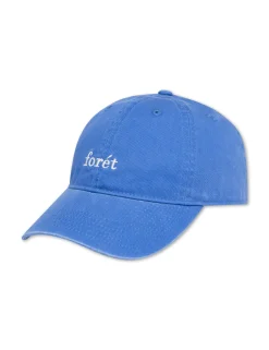Men Forét Caps-Hawk Washed Cap-Blue