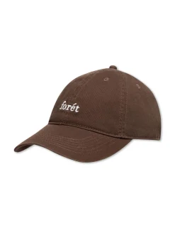 Men Forét Accessories-Hawk Washed Cap-Brown