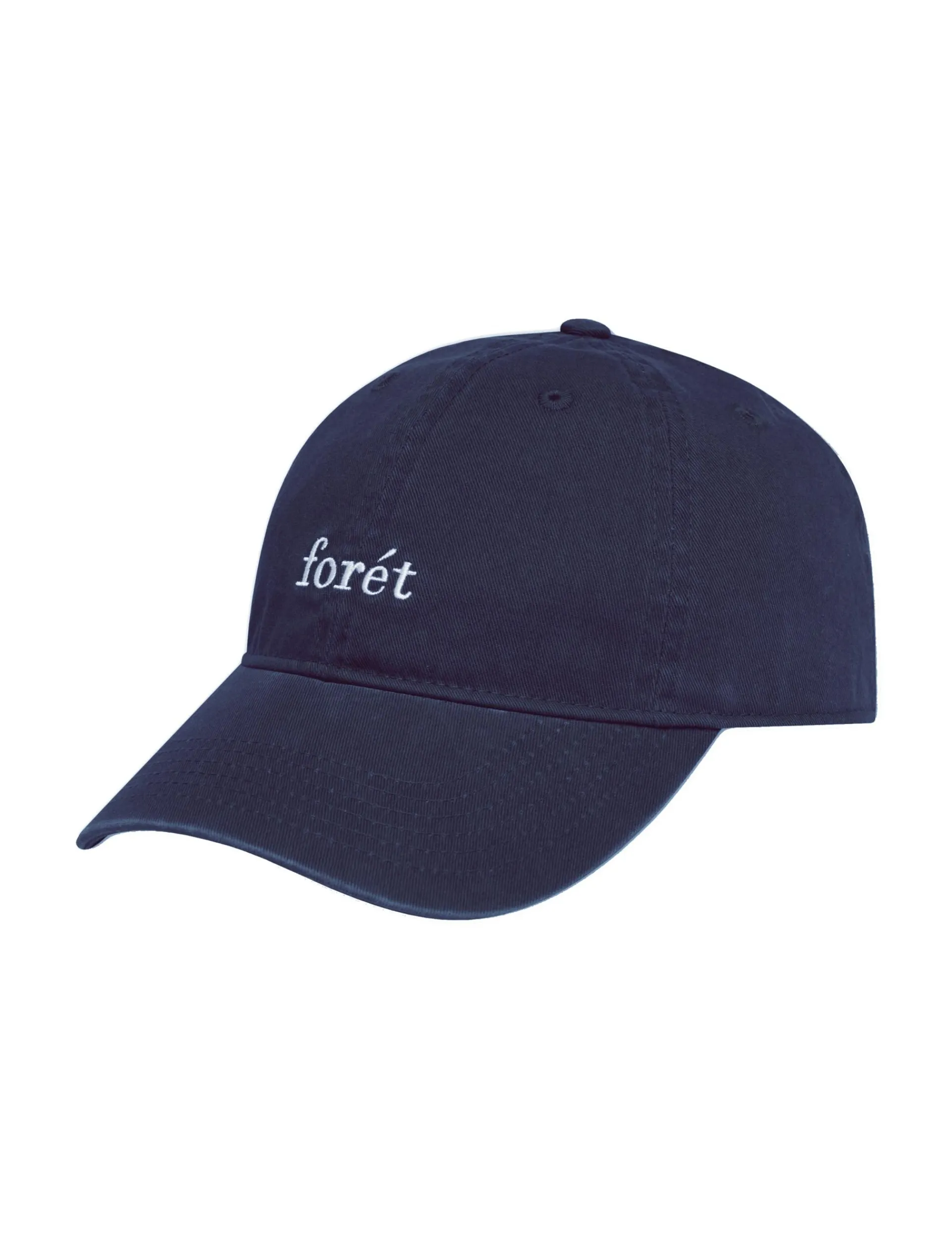 Men Forét Accessories-Hawk Washed Cap-Navy