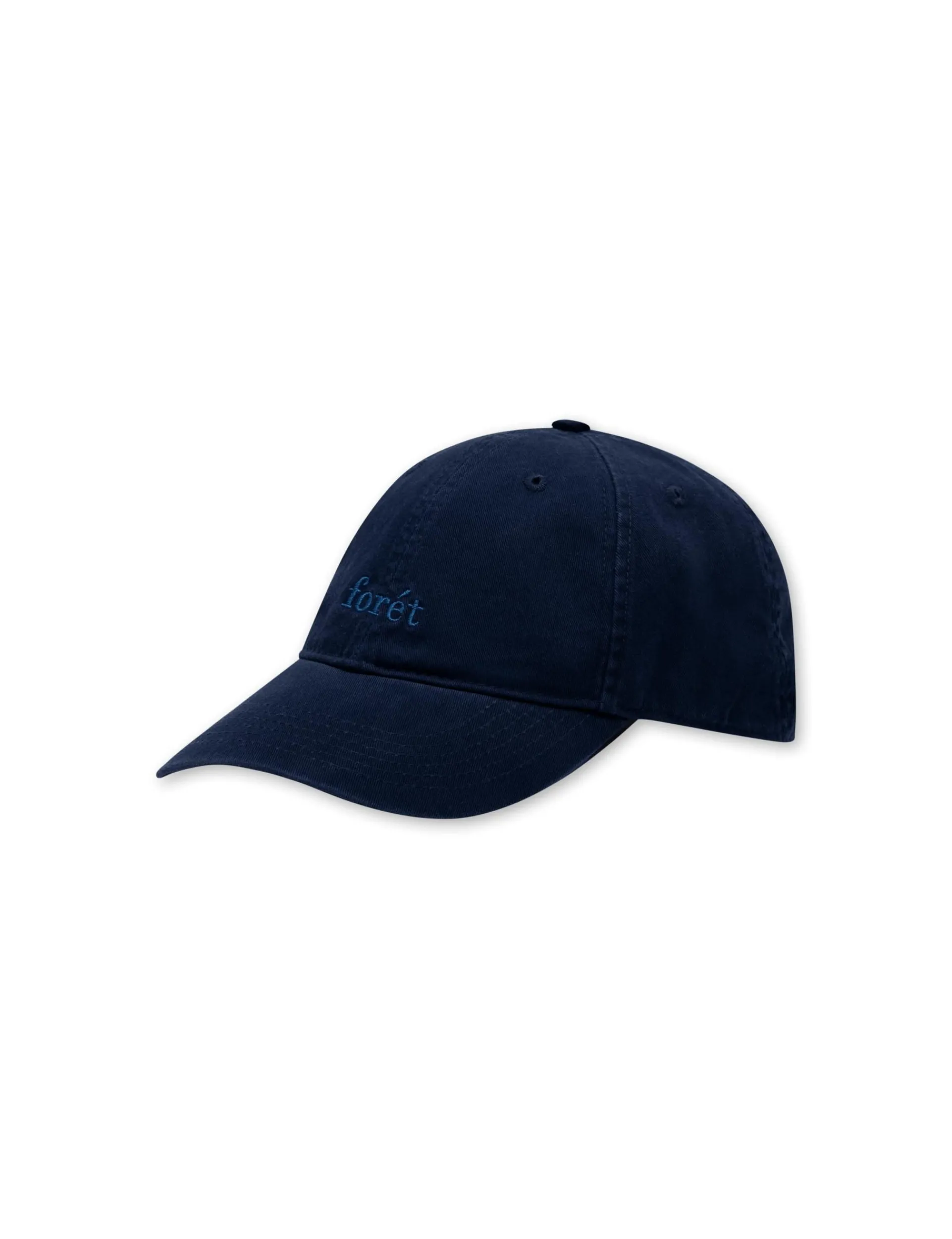 Men Forét Caps-Hawk Washed Cap-Navy/Blue