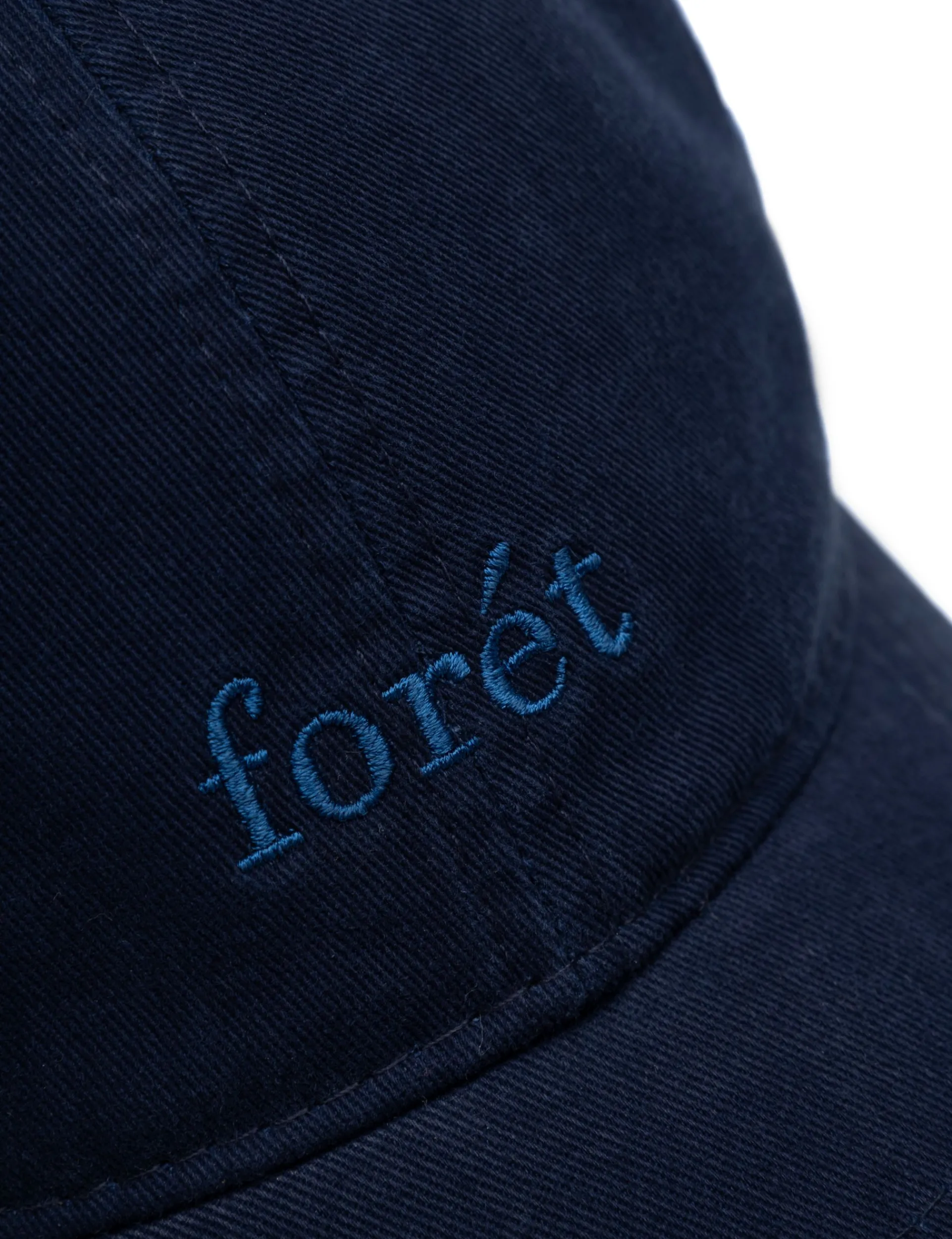 Men Forét Caps-Hawk Washed Cap-Navy/Blue