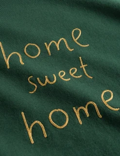 Men Forét Sweatshirts-Heart Sweatshirt-Dark Green/Rubber