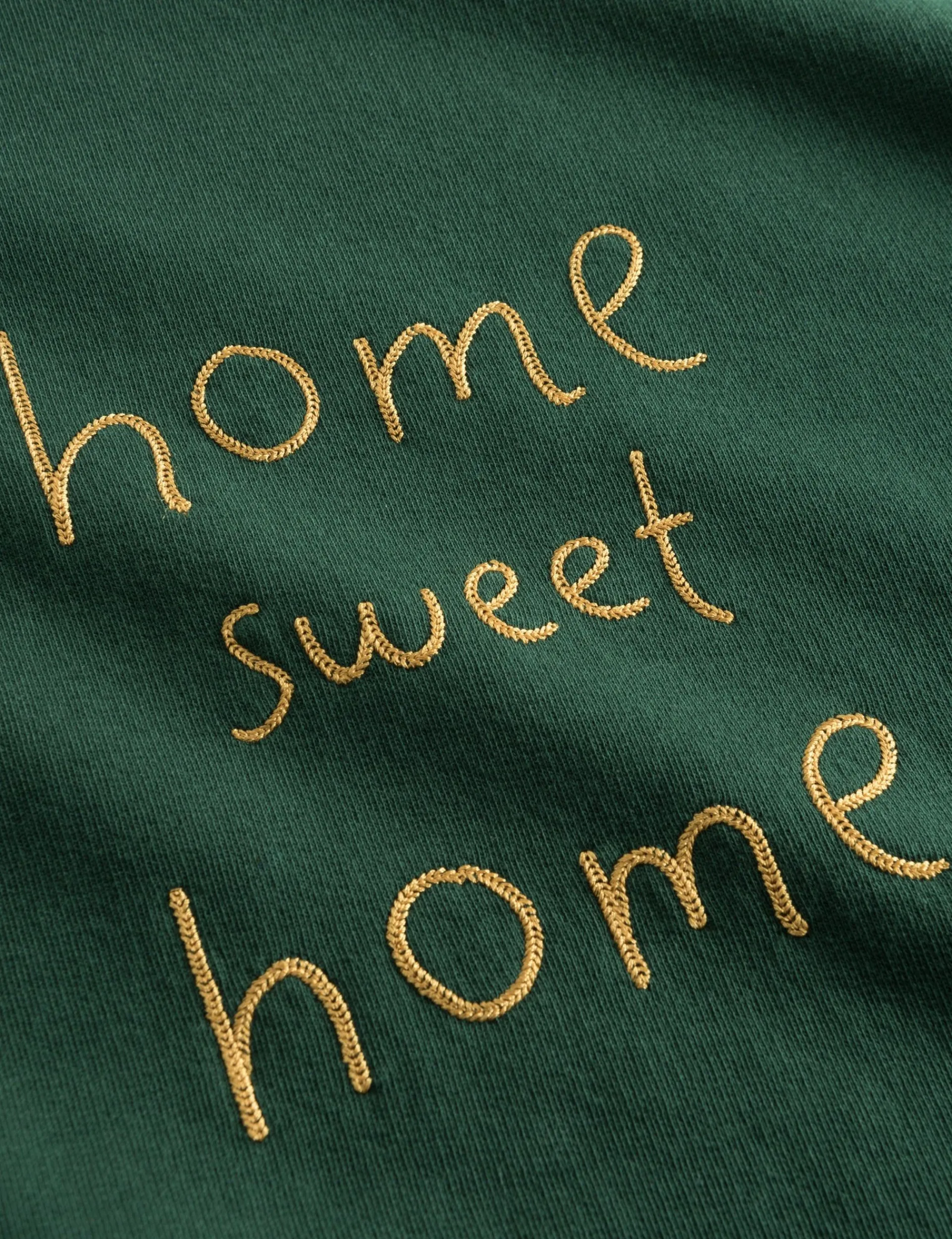 Men Forét Sweatshirts-Heart Sweatshirt-Dark Green/Rubber