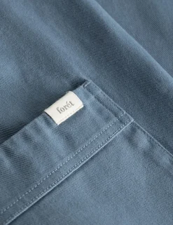 Men Forét Overshirts-Heyday Overshirt-Vintage Blue