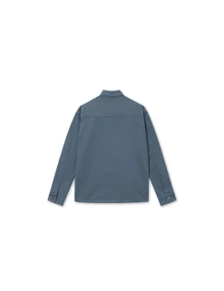 Men Forét Jackets-Heyday Overshirt-Vintage Blue