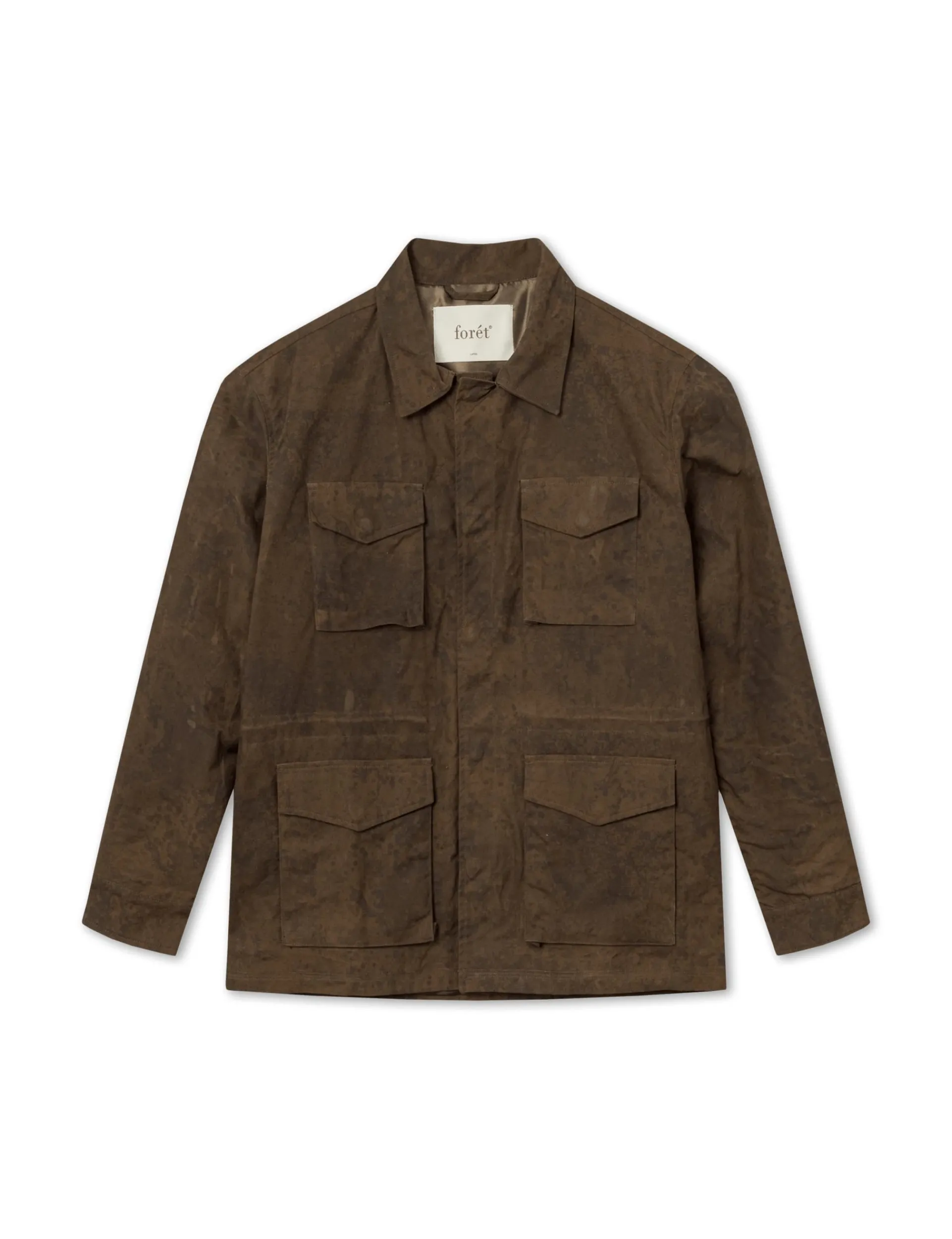 Men Forét Jackets-Hike Field Jacket-Brown
