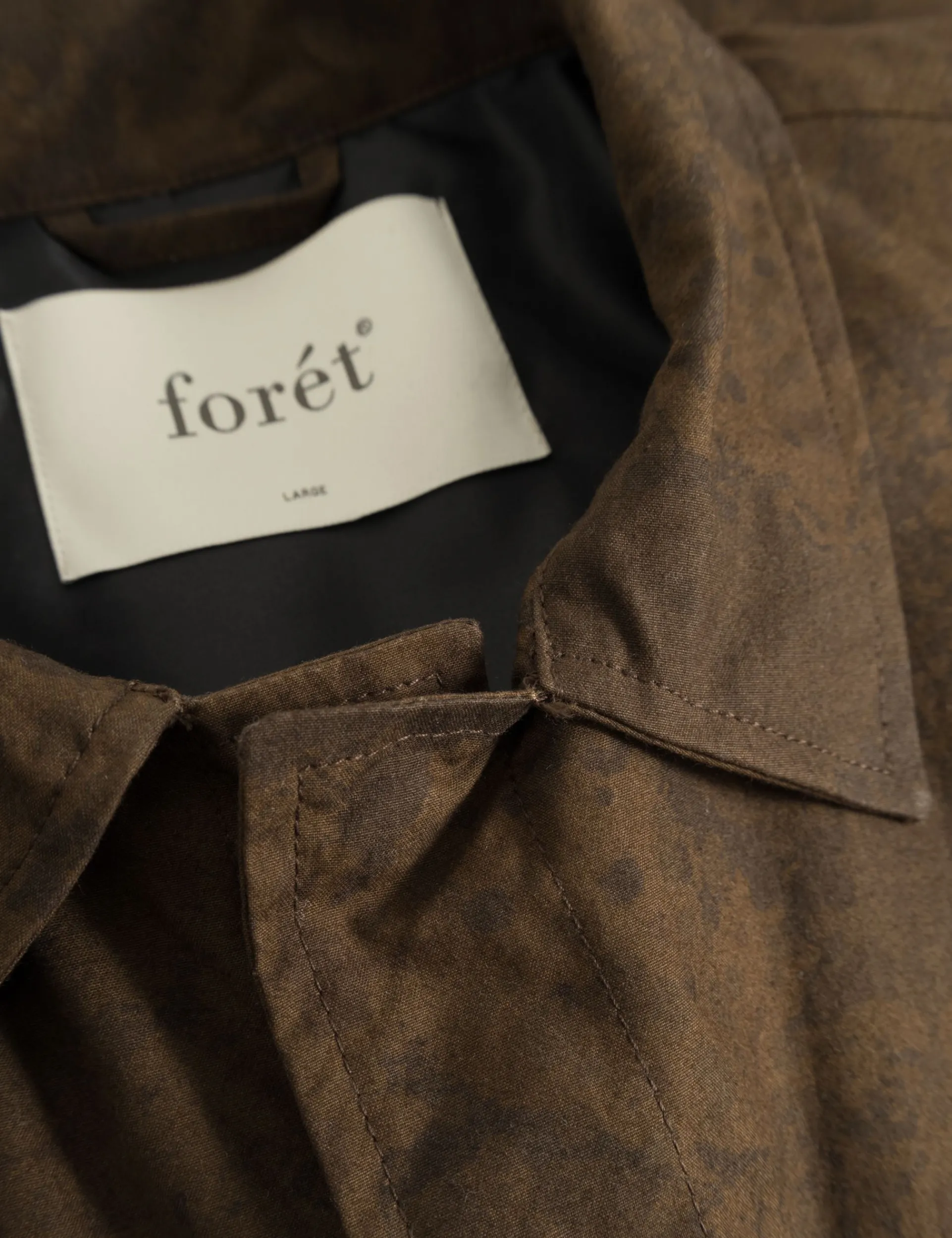 Men Forét Jackets-Hike Field Jacket-Brown