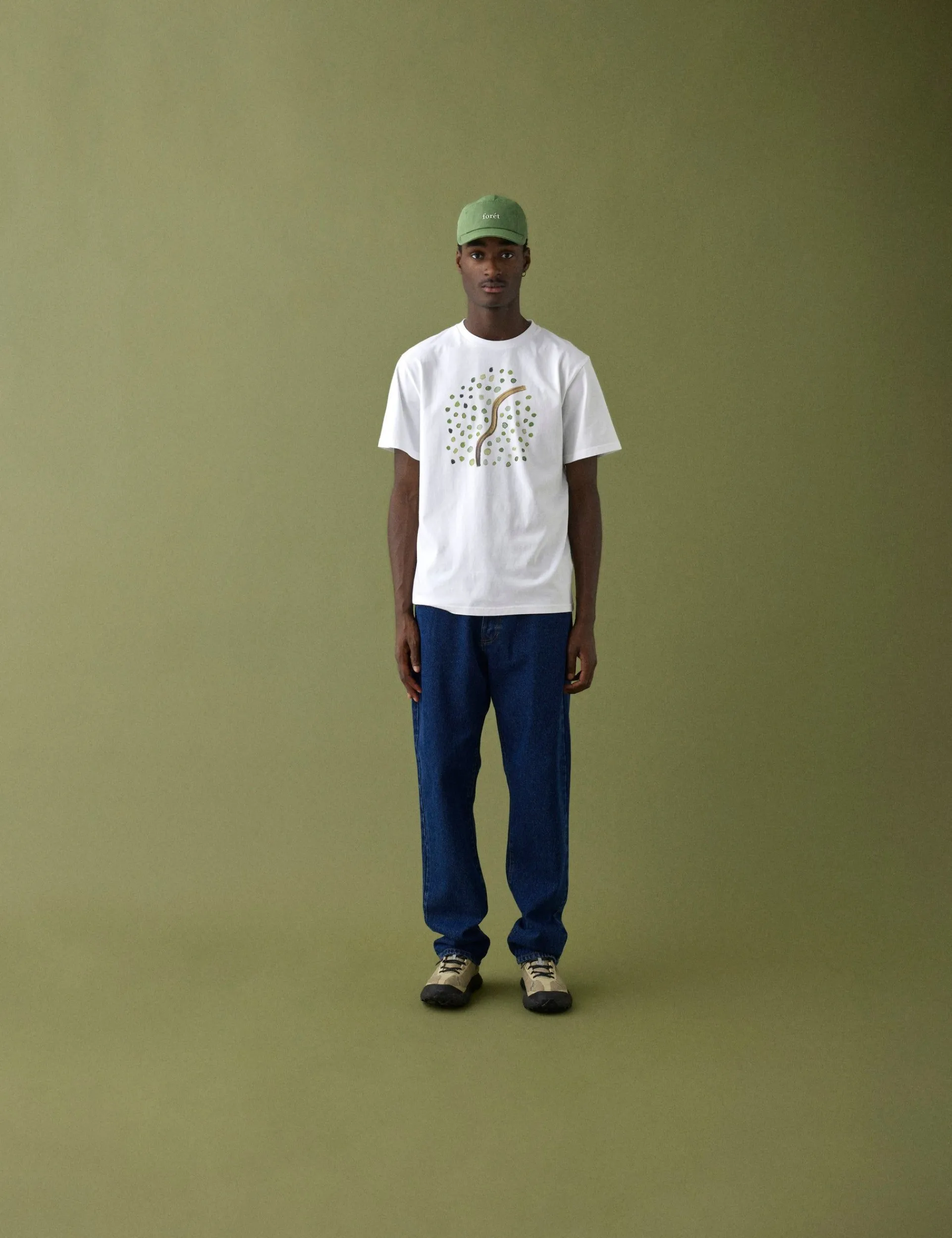 Men Forét T-Shirts-Hiker T-Shirt-White
