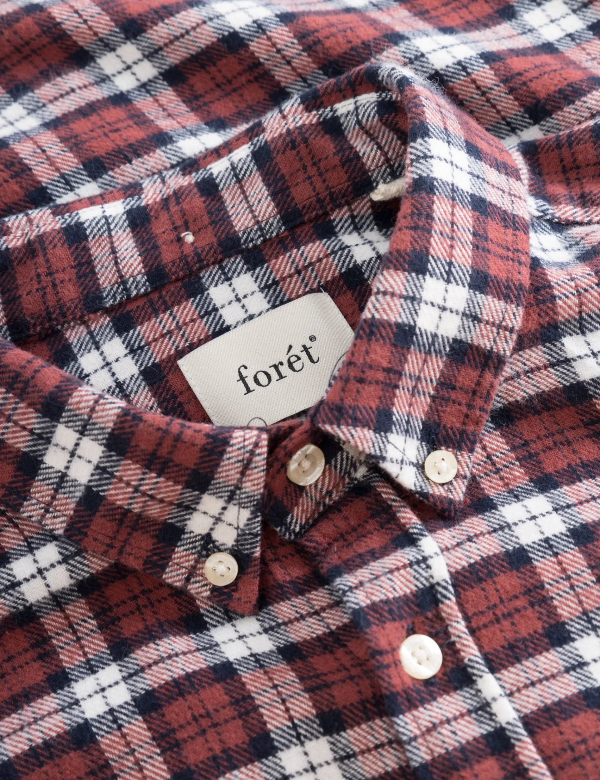 Men Forét Shirts-Hornet Shirt-Red Ochre