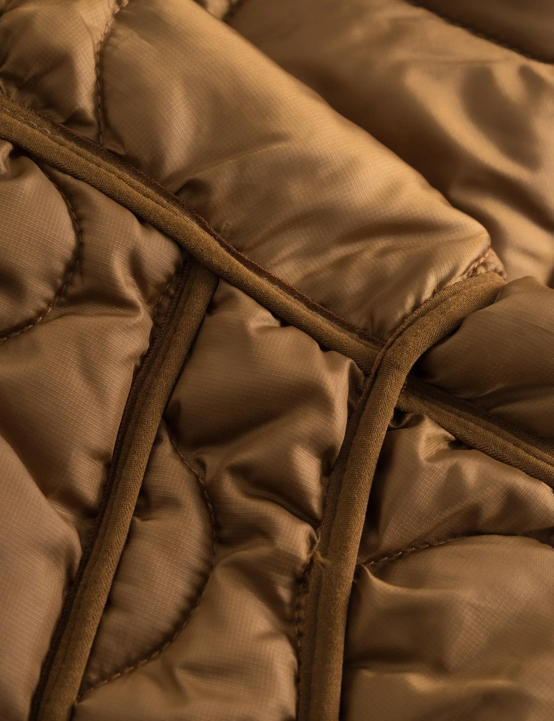 Men Forét Jackets-Humid Reversible Liner Jacket-Brown