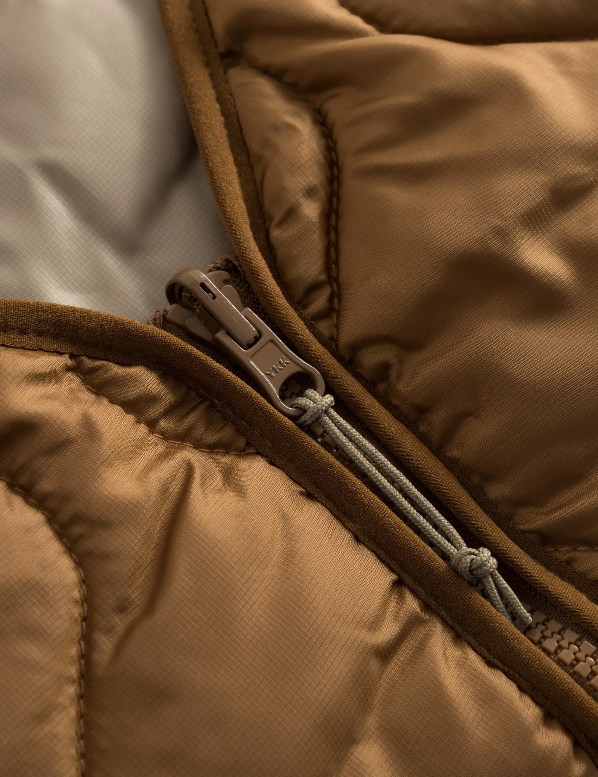 Men Forét Jackets-Humid Reversible Liner Jacket-Brown