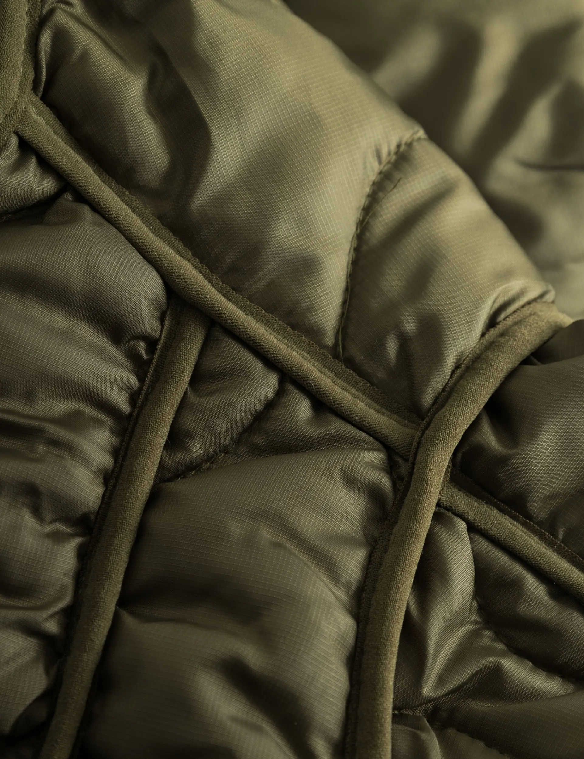 Men Forét Overshirts-Humid Reversible Liner Jacket-Army
