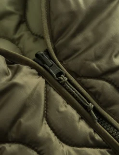 Men Forét Overshirts-Humid Reversible Liner Jacket-Army