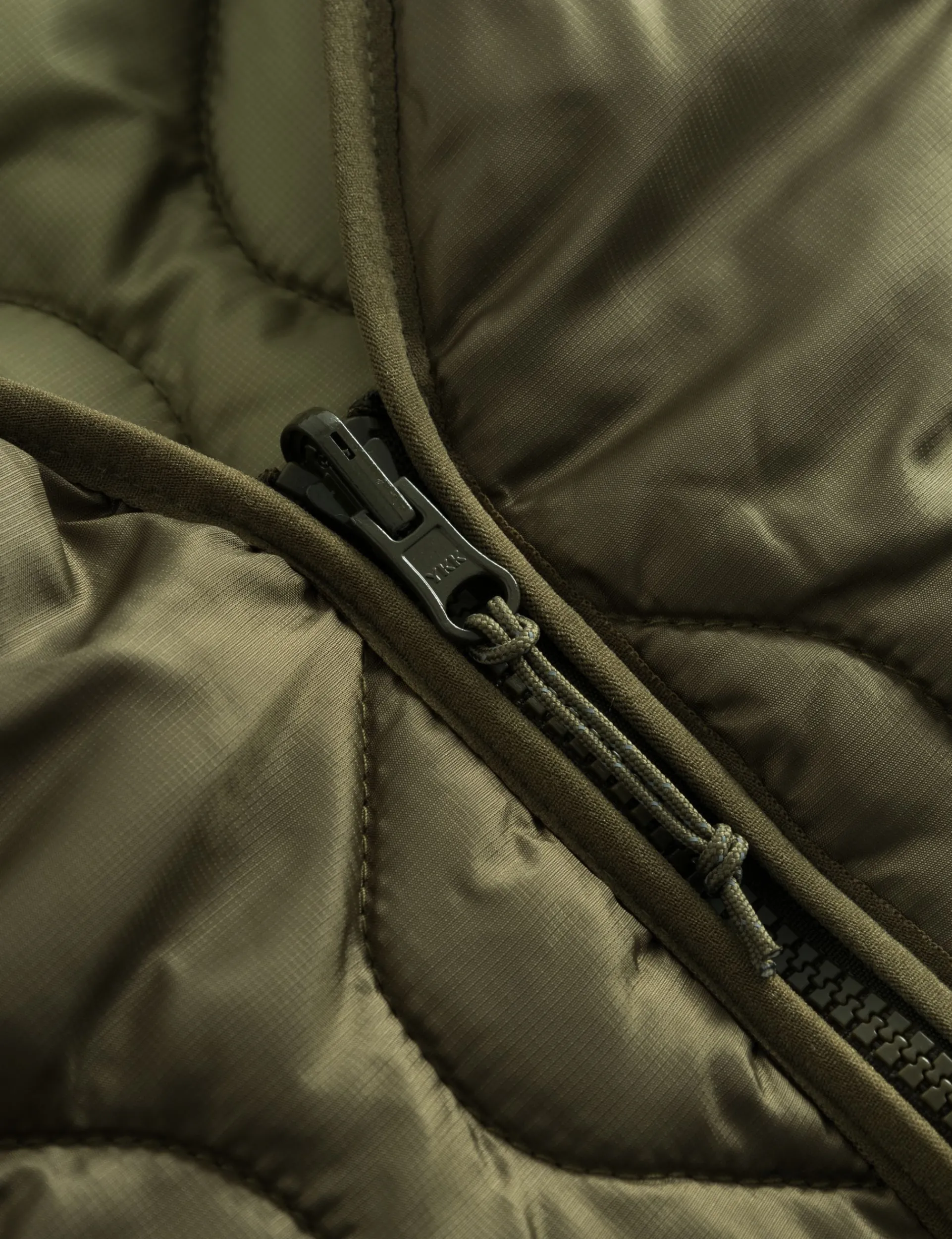 Men Forét Overshirts-Humid Reversible Liner Jacket-Army