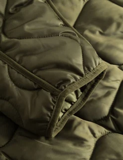 Men Forét Overshirts-Humid Reversible Liner Jacket-Army