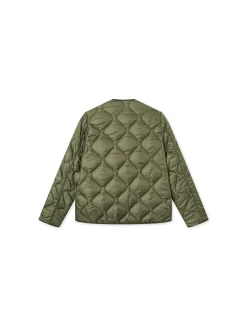 Men Forét Overshirts-Humid Reversible Liner Jacket-Army