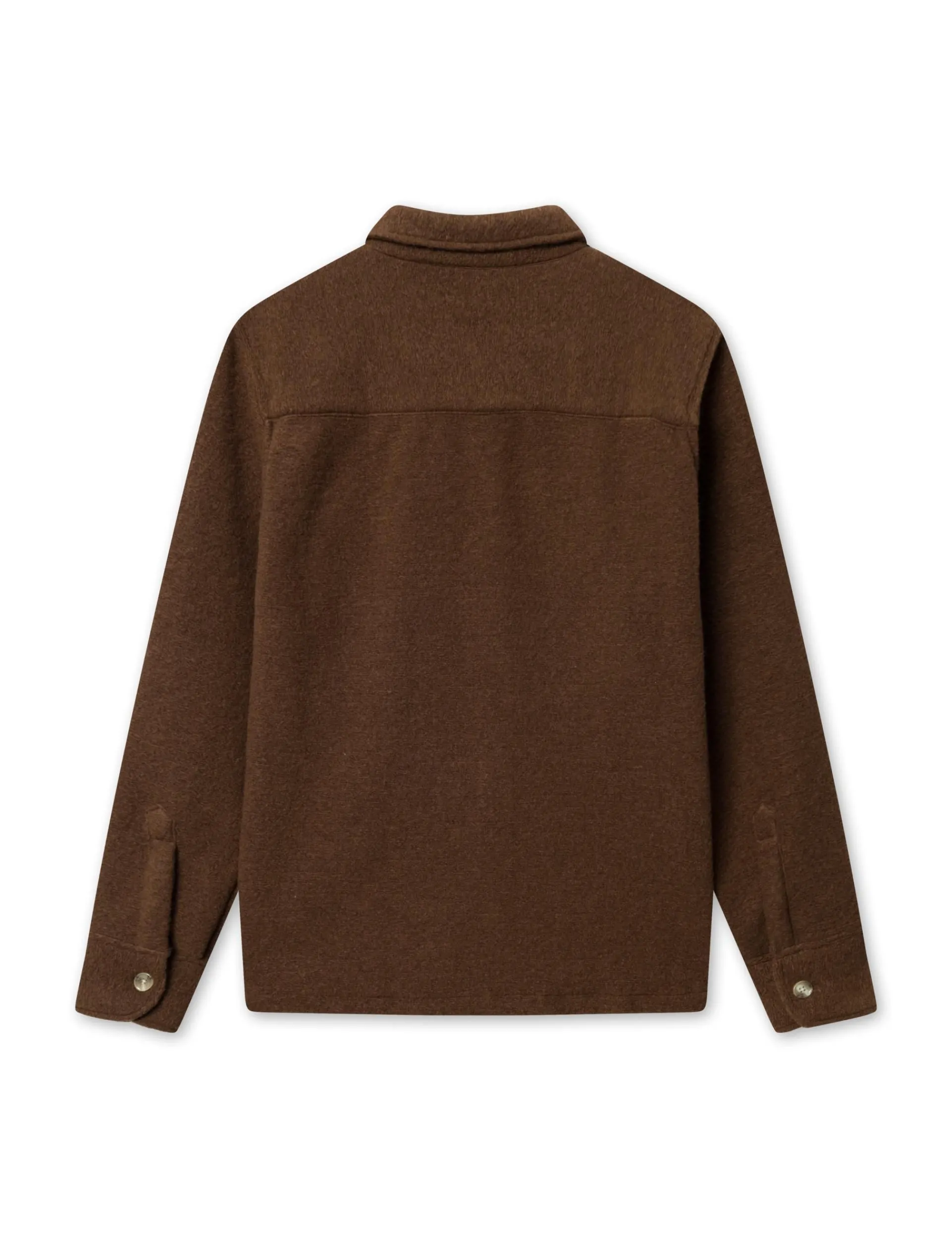 Men Forét Overshirts-Ivy Wool Overshirt-Rubber