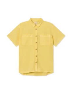 Men Forét Shirts-Largo Shirt-Dusty Yellow